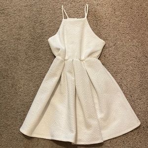 white dress